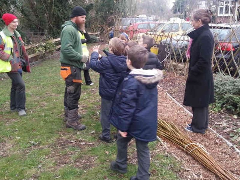 Preparing the site for the Fedge.