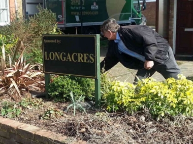 Bed sponsored by Longacres Garden Centre.