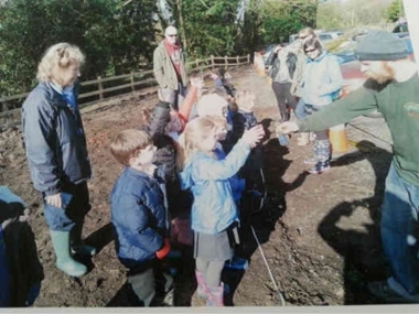 Preparing the site for the Fedge.